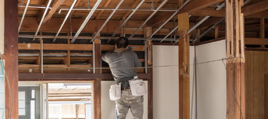 リフォーム作業の写真